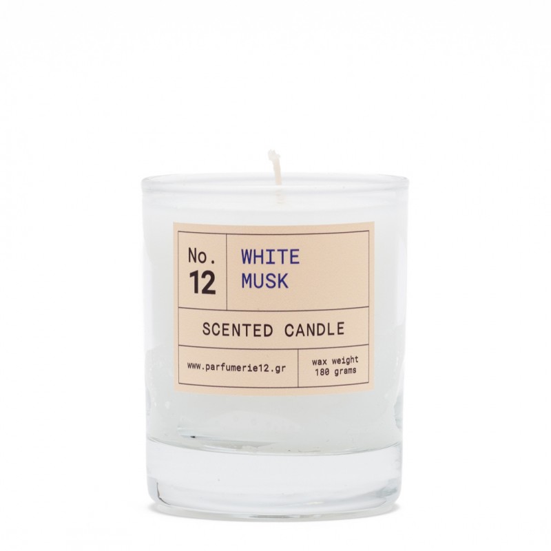 Scented candle WHITE MUSK, 180gr